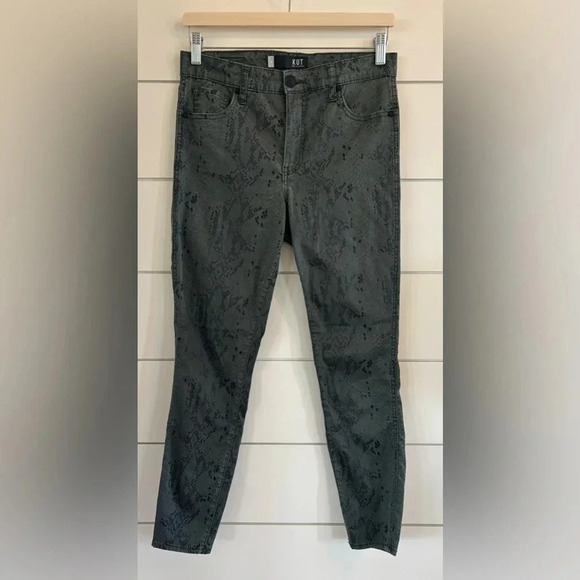 Kut From The Kloth Connie Ab Fab High Waist Skinny Jeans Snake - Picture 1 of 3